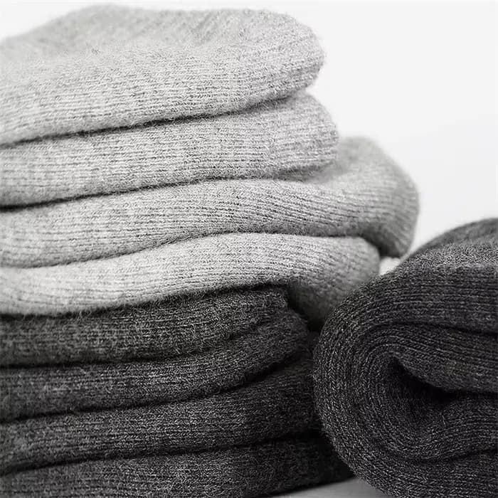 2 paires/chaussettes pour hommes laine Super épaisse chaussettes en laine mérinos de haute qualité affaires automne hiver chaussettes mi-jambes confortables grande taille hommes