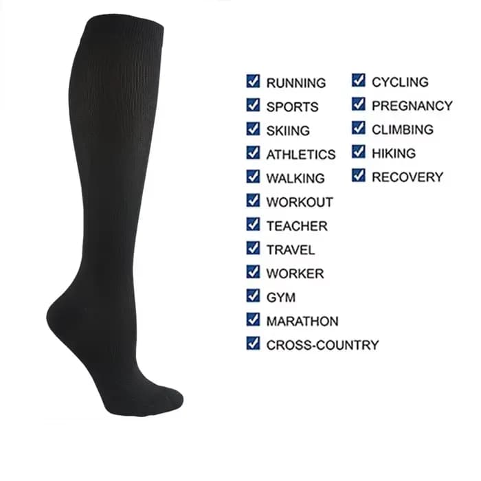 Chaussettes de compression pour la course à pied