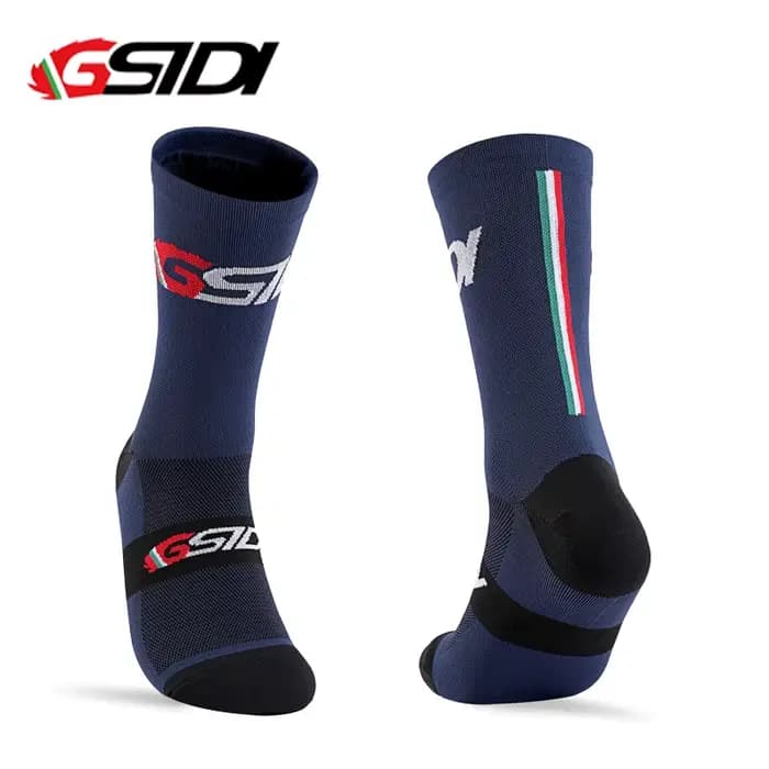 Gsidi 2022 nouveaux hommes chaussettes de cyclisme professionnel route vtt vélo femmes Compression course en plein air unisexe sport