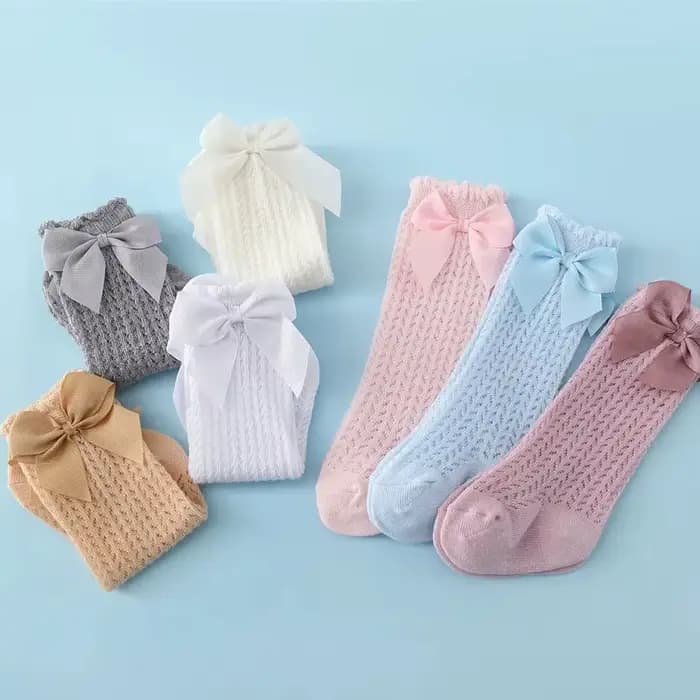 Chaussettes d'été en coton pour bébé fille de 0 à 24 mois