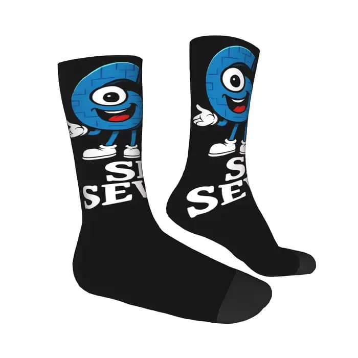 67 Six Seven 6-7 chaussettes habillées imprimées cerveau italien drôles Merch pour un usage quotidien
