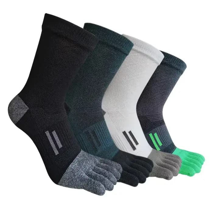 Chaussettes de Sport à cinq doigts pour hommes