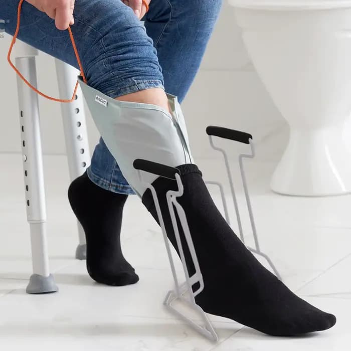 Dispositif d'aide au chaussette de Compression amélioré, aide au chaussette pour le dispositif d'aide au bas de Compression pour mettre sur la bonneterie