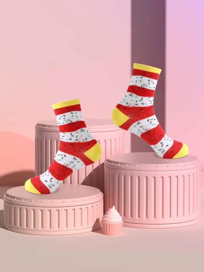 1 paire de chaussettes mi-longues pour hommes et femmes