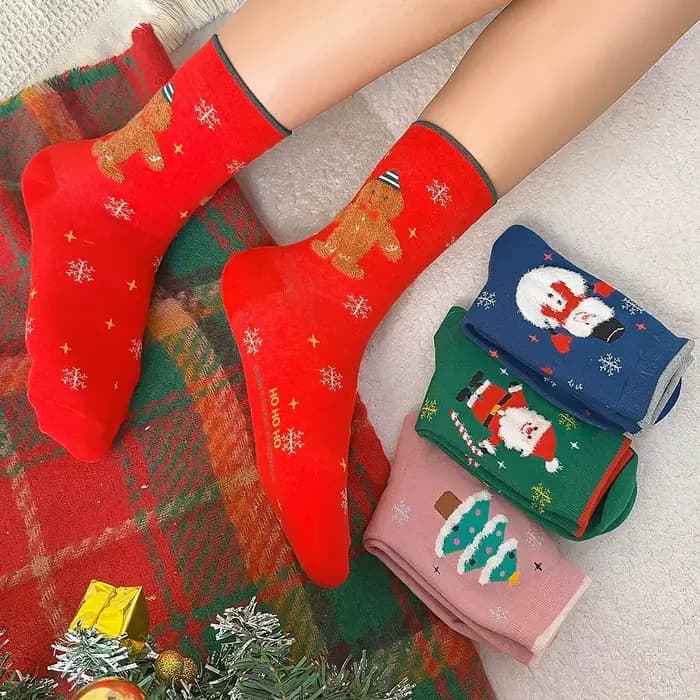 Chaussettes de Noël drôles pour hommes et femmes