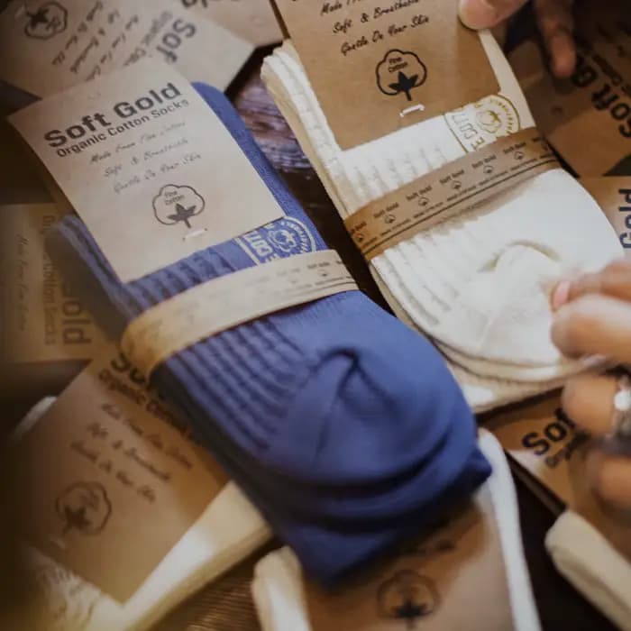 Maden – chaussettes mi-mollet tissées gaufrées pour hommes