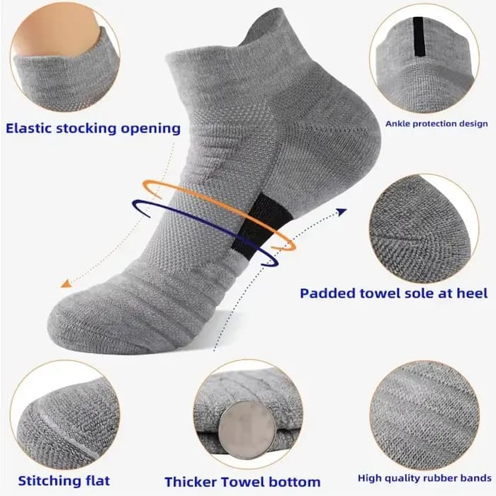 1/3 paires de chaussettes de Football antidérapantes pour hommes