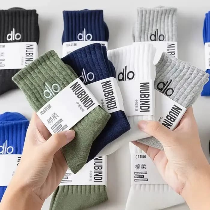 Chaussettes longues universelles en pur coton Dlo pour hommes