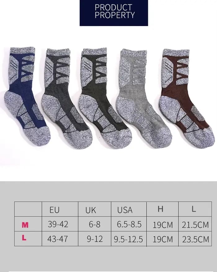 Chaussettes de sport respirantes pour hommes et femmes