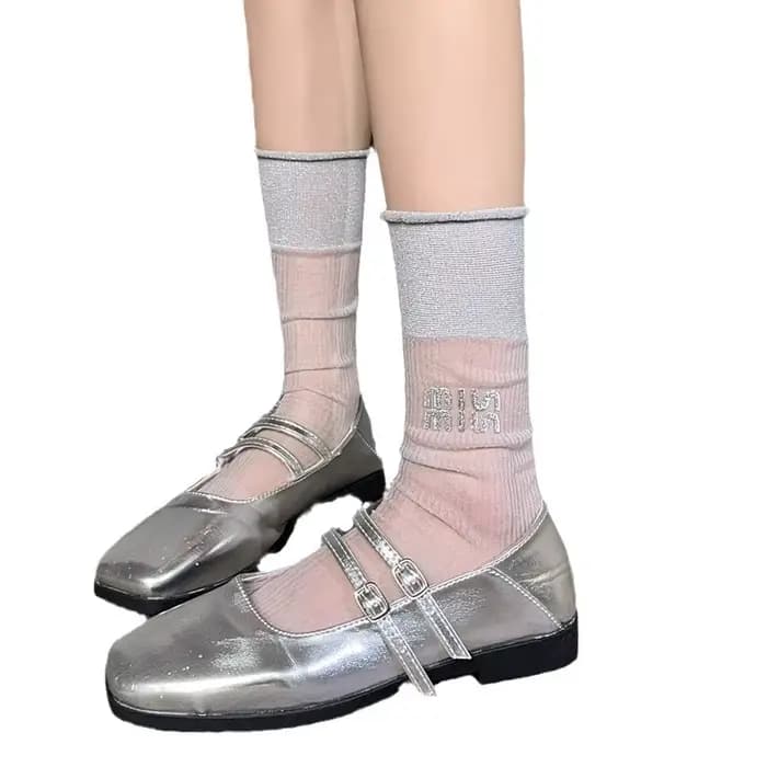 Chaussettes pour femmes printemps été nouveau style Ballet