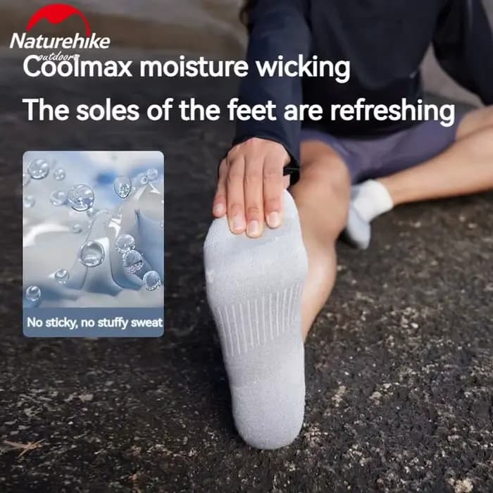 Natureifa-Chaussettes de randonnée en plein air à séchage rapide pour hommes et femmes