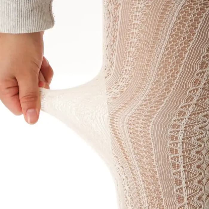 Automne femmes collants Lolita bas en dentelle femme évider blanc femme collants bas tatouage collants modèle