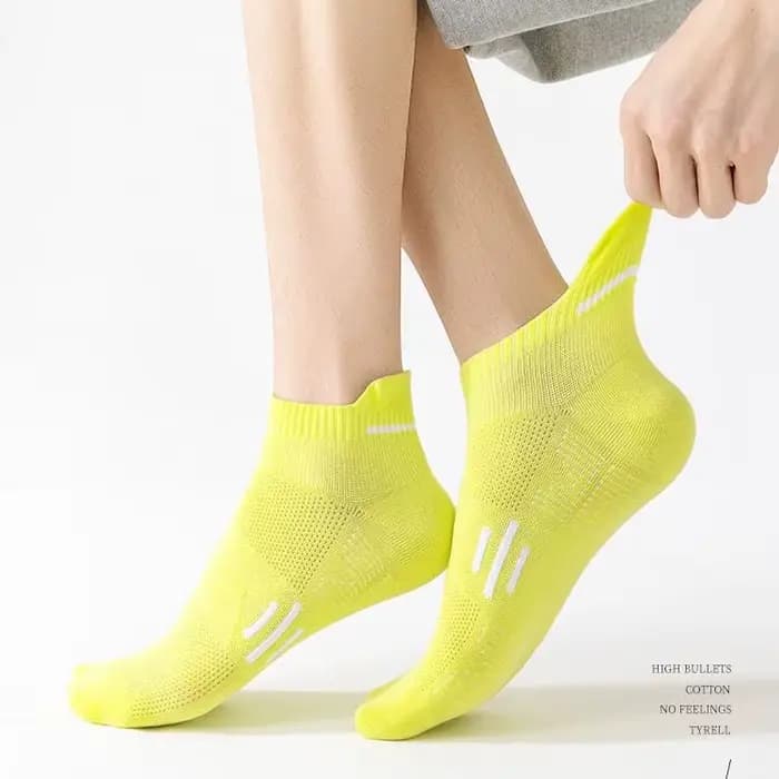 Chaussettes de sport pour hommes, anti-odeur, été, pur coton, absorbant la transpiration, amusantes, respirantes, chaussettes de course professionnelles, chaussettes de basket-ball, vente en gros