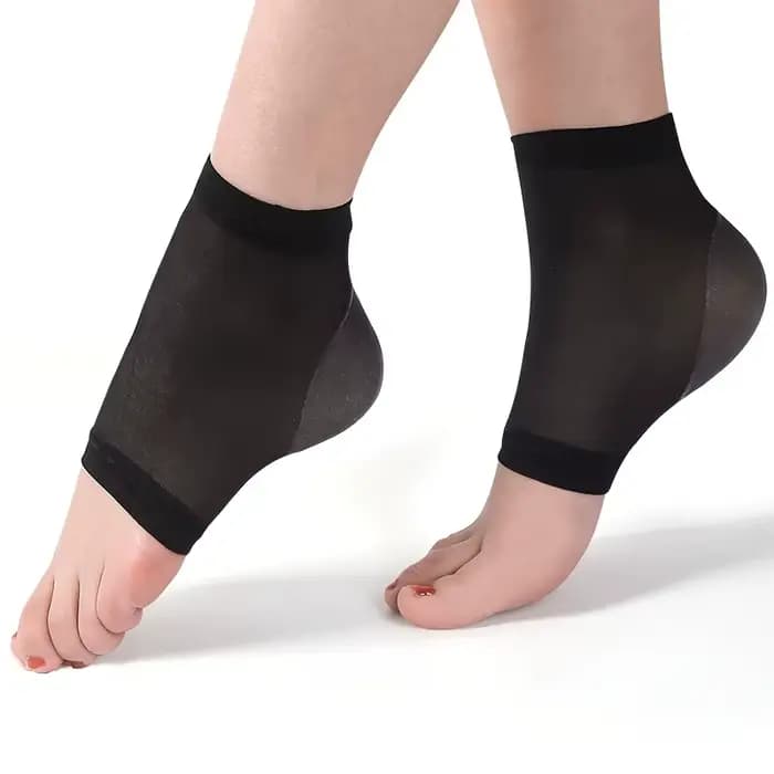 1 paire de chaussettes en Silicone respirantes à haute élasticité améliorées