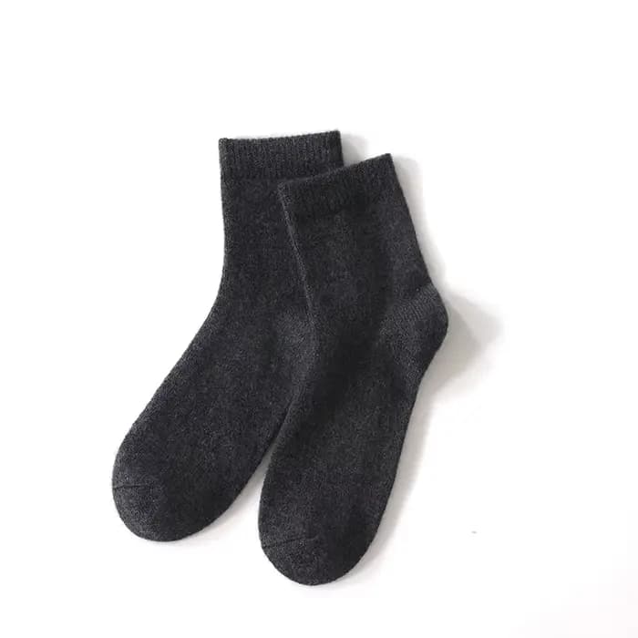 2 paires de chaussettes 100% cachemire pour hommes et femmes