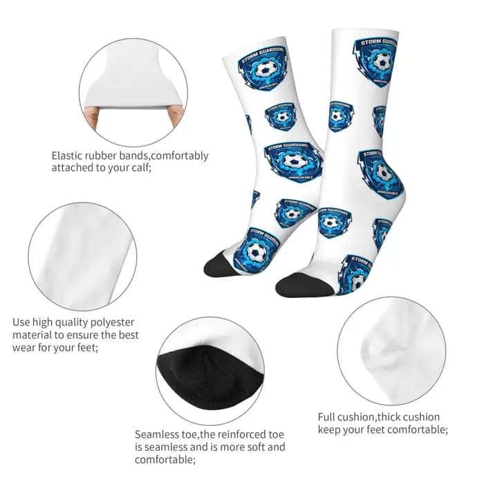 Chaussettes personnalisées avec logo de l'équipe personnalisé