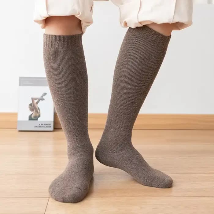 Chaussettes longues en laine pour hommes