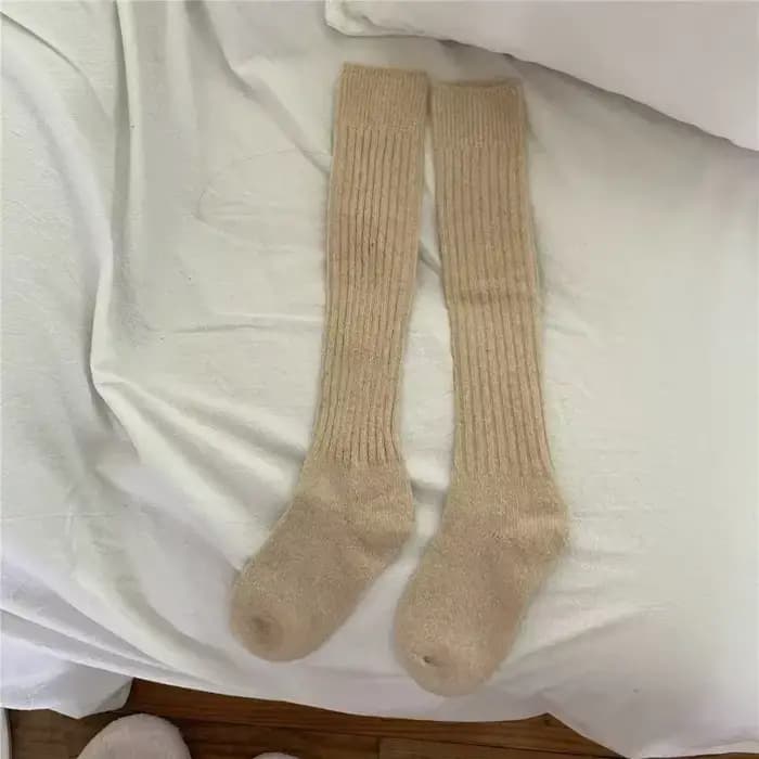 Femmes chaussettes longues cachemire