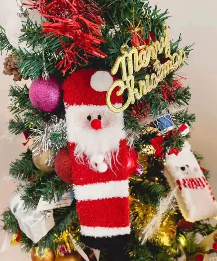 Art Jacquard thème de noël épais velours équipage chaussettes livraison directe femmes hiver chaud père