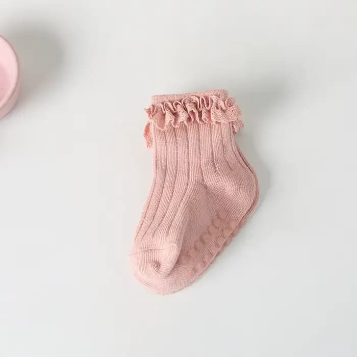 Belle chaussette infantile dessin animé nouveau-né bébé chaussettes distribution de colle anti-dérapant mignon garçons