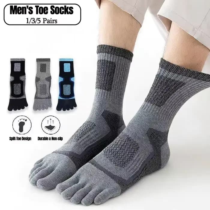 1/3/5 paires de chaussettes courtes de sport pour homme