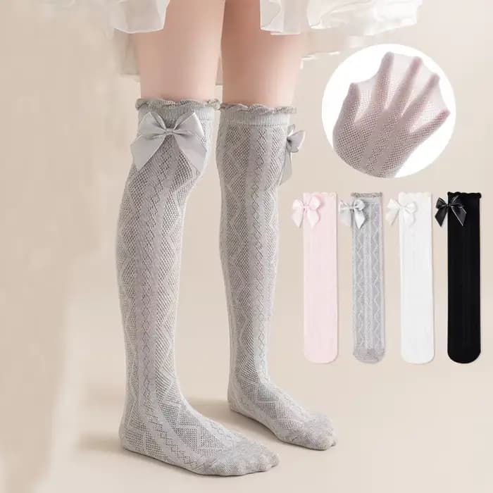 2 paires de chaussettes hautes pour filles