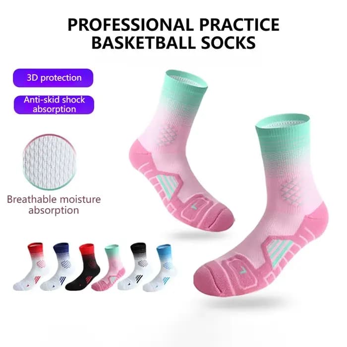Chaussettes de sport Loogdeel pour le football, avec fond en tissu éponge, respirantes, professionnelles, athlétiques, épaisses, antidérapantes et confortables