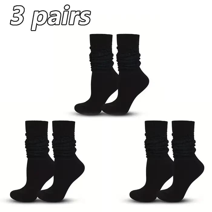 Chaussettes mi-mollet pour femmes