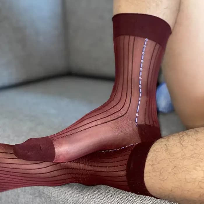 Chaussettes Tube Jacquard pour hommes