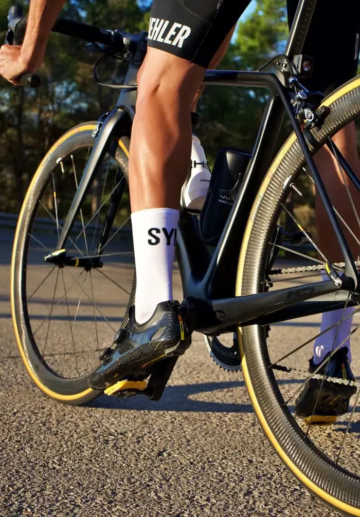 4 paires ! 2026 Smmer SYN 37-44 cm Chaussettes de cyclisme unisexes pour hommes et femmes