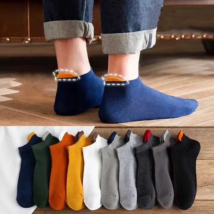 Chaussettes Courtes en Coton pour Homme