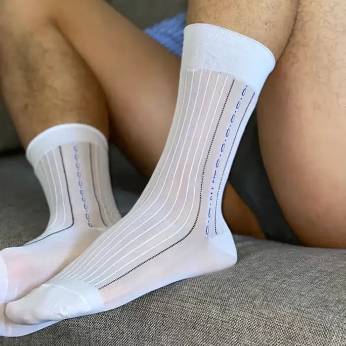 Chaussettes Tube Jacquard pour hommes