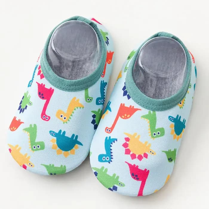 Chaussettes d'eau coordonnantes pour bébés, dessin animé, pieds nus, piscine, plage, surf, sol, pantoufles, maison