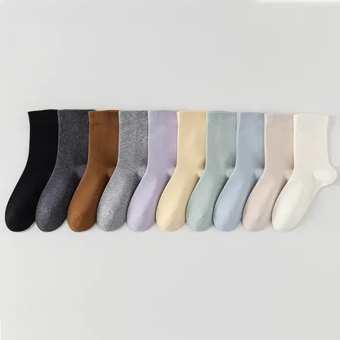 Chaussettes en coton sans couture empilables pour femmes - Portez-les en version tombante ou droite