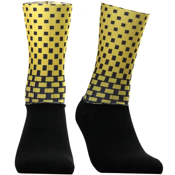 Compressionprint qualité marque professionnelle Sport Pro chaussettes de cyclisme