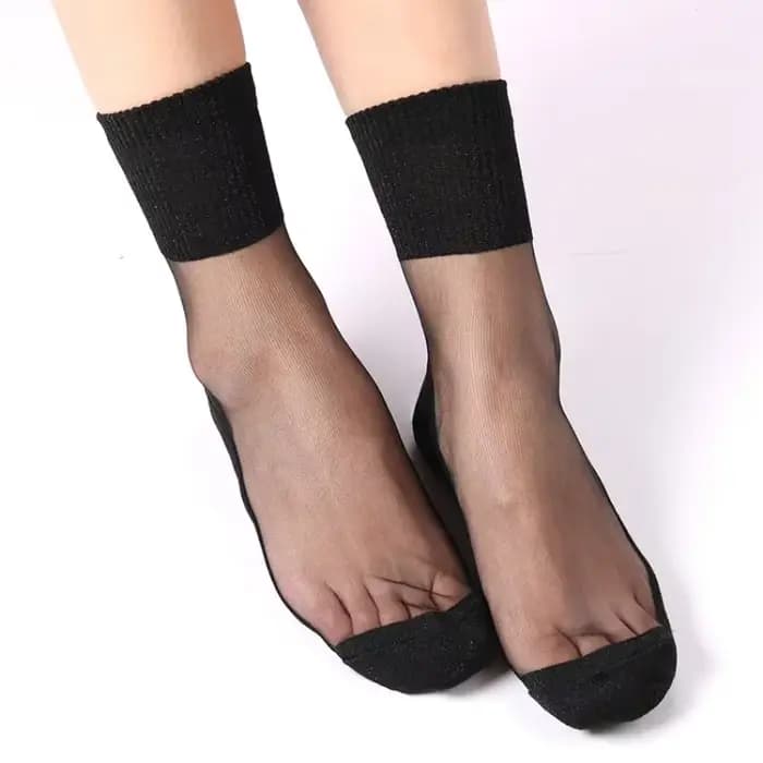 Chaussettes transparentes ultra-fines pour femmes