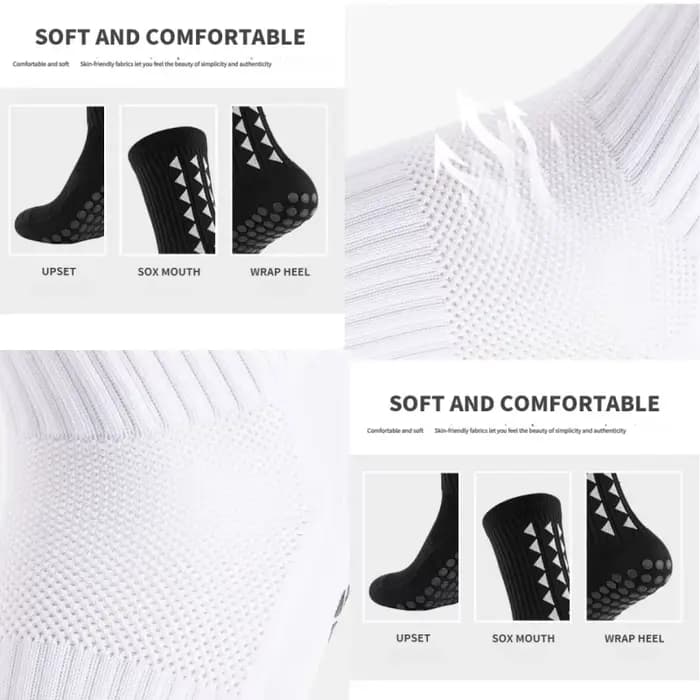 Chaussettes de sport antidérapantes professionnelles pour hommes et femmes