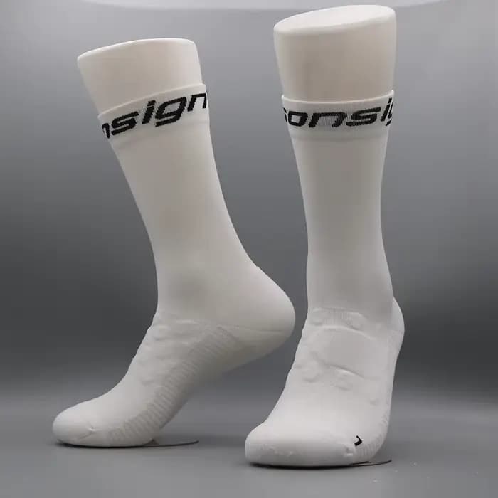 Vélo de montagne, cyclisme, chaussettes longues, chaussettes de course longues, marathon, course de fond, compression, durabilité, hommes et femmes