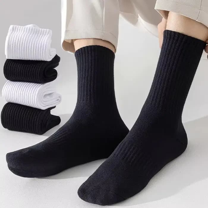 Chaussettes de sport en coton Harajuku pour hommes