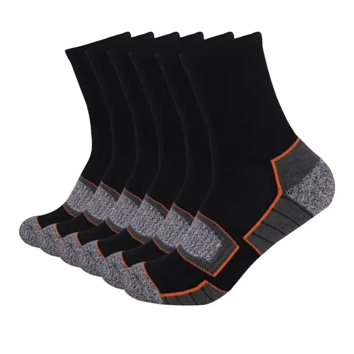 Hiver femmes hommes chaussettes de randonnée chaud plus épais respirant coton coussin équipage Sports de plein air ski