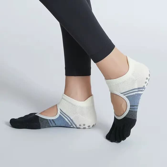Chaussettes de Yoga à cinq orteils pour femmes