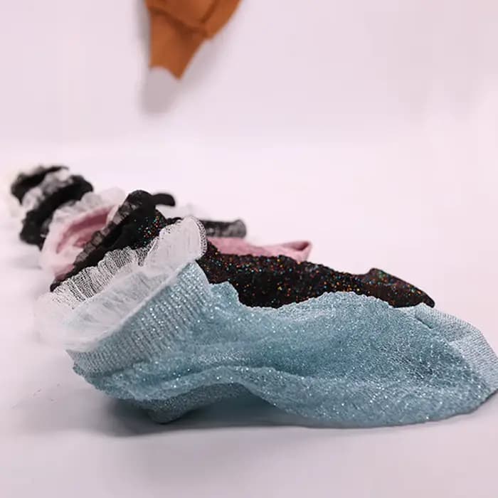 2020 mode femmes paillettes cheville chaussettes printemps été mince soyeux Transparent