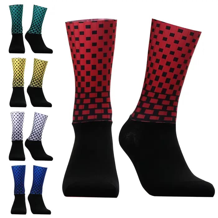 Compressionprint qualité marque professionnelle Sport Pro chaussettes de cyclisme