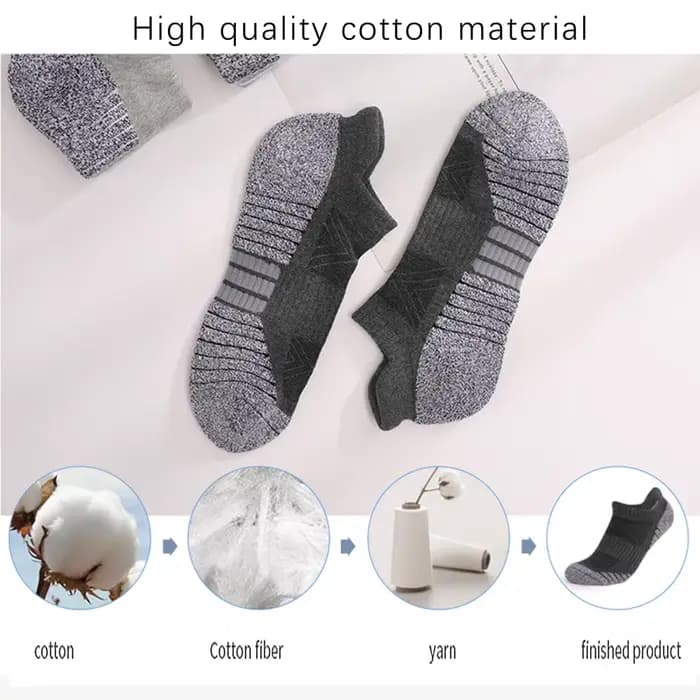Chaussettes basses en coton pour hommes et femmes