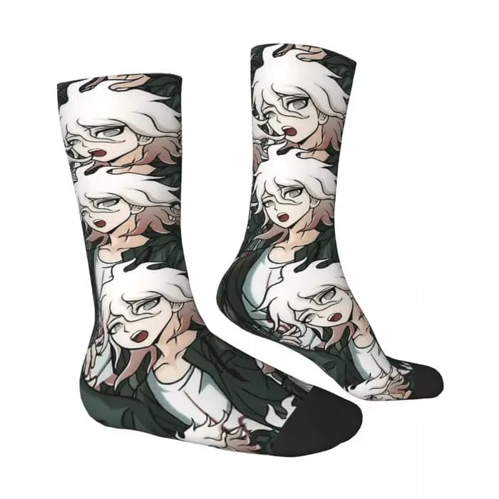 Nagito Komaeda voix espoir rétro Danganronpa Makoto jeu unisexe chaussettes randonnée impression 3D