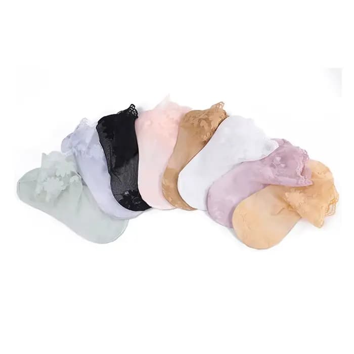 Chaussettes femmes soquettes courtes femme chaussette noir