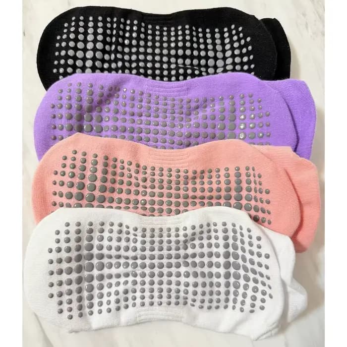 4 paires de chaussettes de Yoga antidérapantes pour femmes