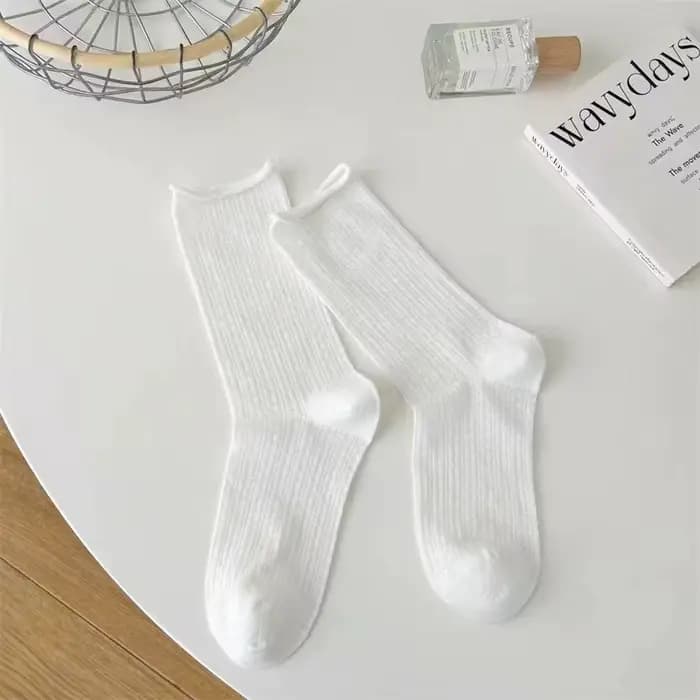 Chaussettes pour femmes mince été nouvelle couleur bonbon évider