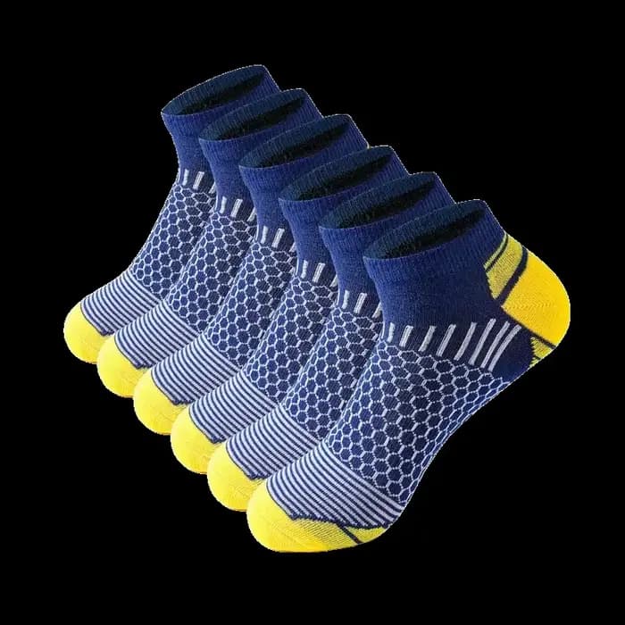 6/12 paires de chaussettes basses colorées pour hommes