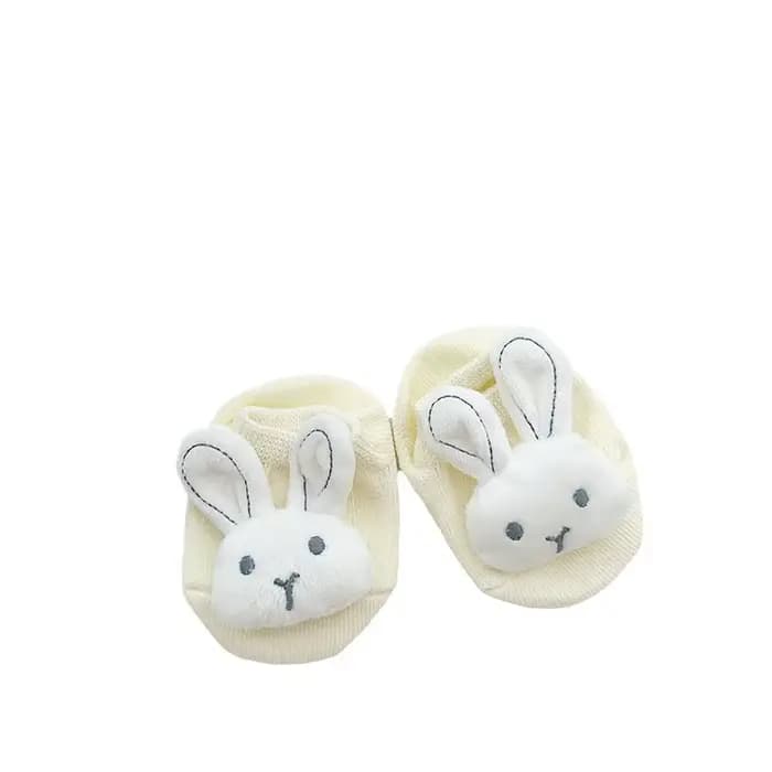 0-2 ans bébé chaussettes printemps été lapin doux mignon fleur nouveau-né bébés rose chaussette tout-petits coton rose chaussettes de sol pour les enfants